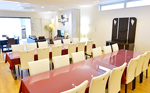 野田市の葬儀場、会席会場の写真